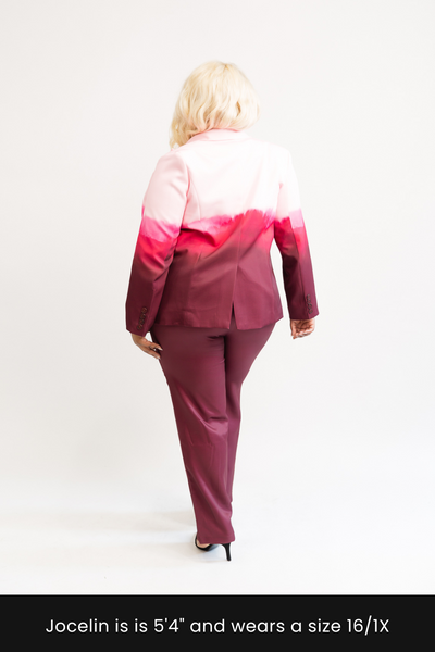 Dip-Dye Tailored Pantsuit