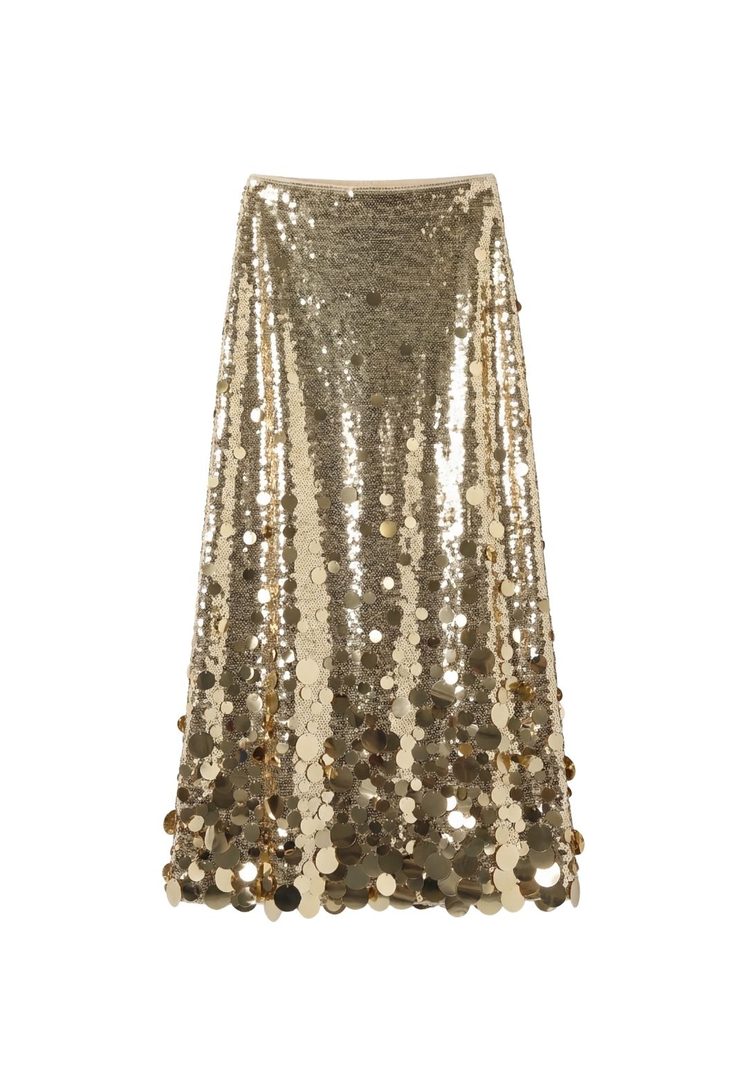 Cascading Sequin Skirt