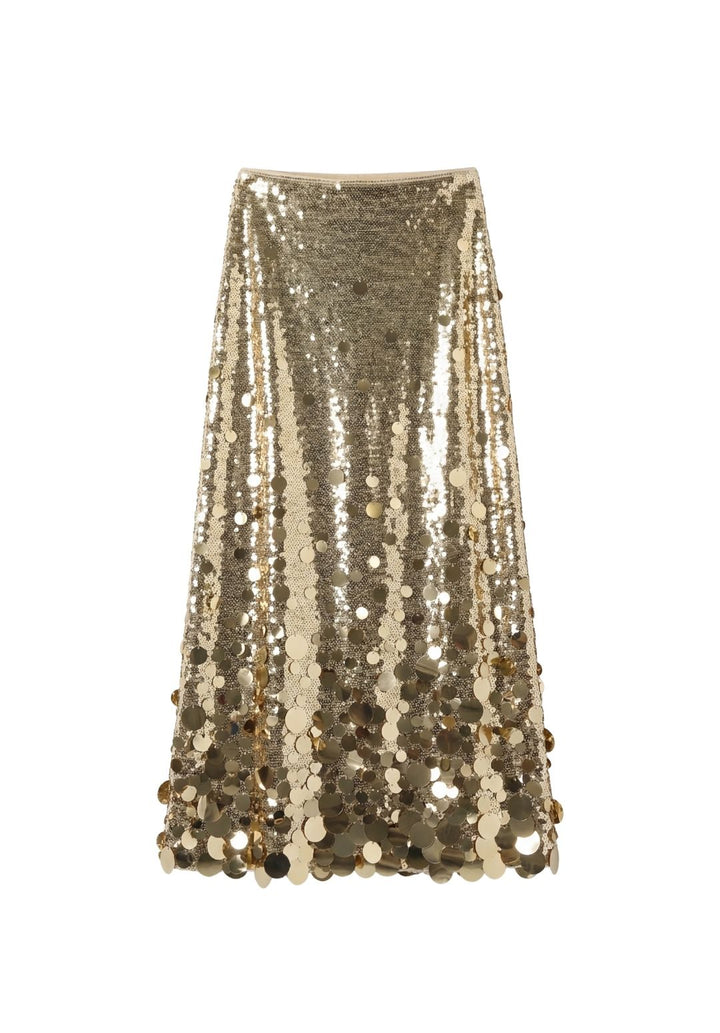 Cascading Sequin Skirt