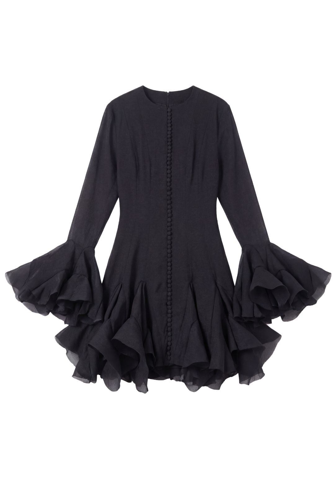 Flare Ruffle Dress