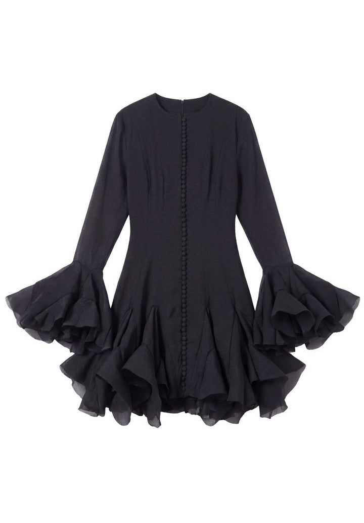 Flare Ruffle Dress