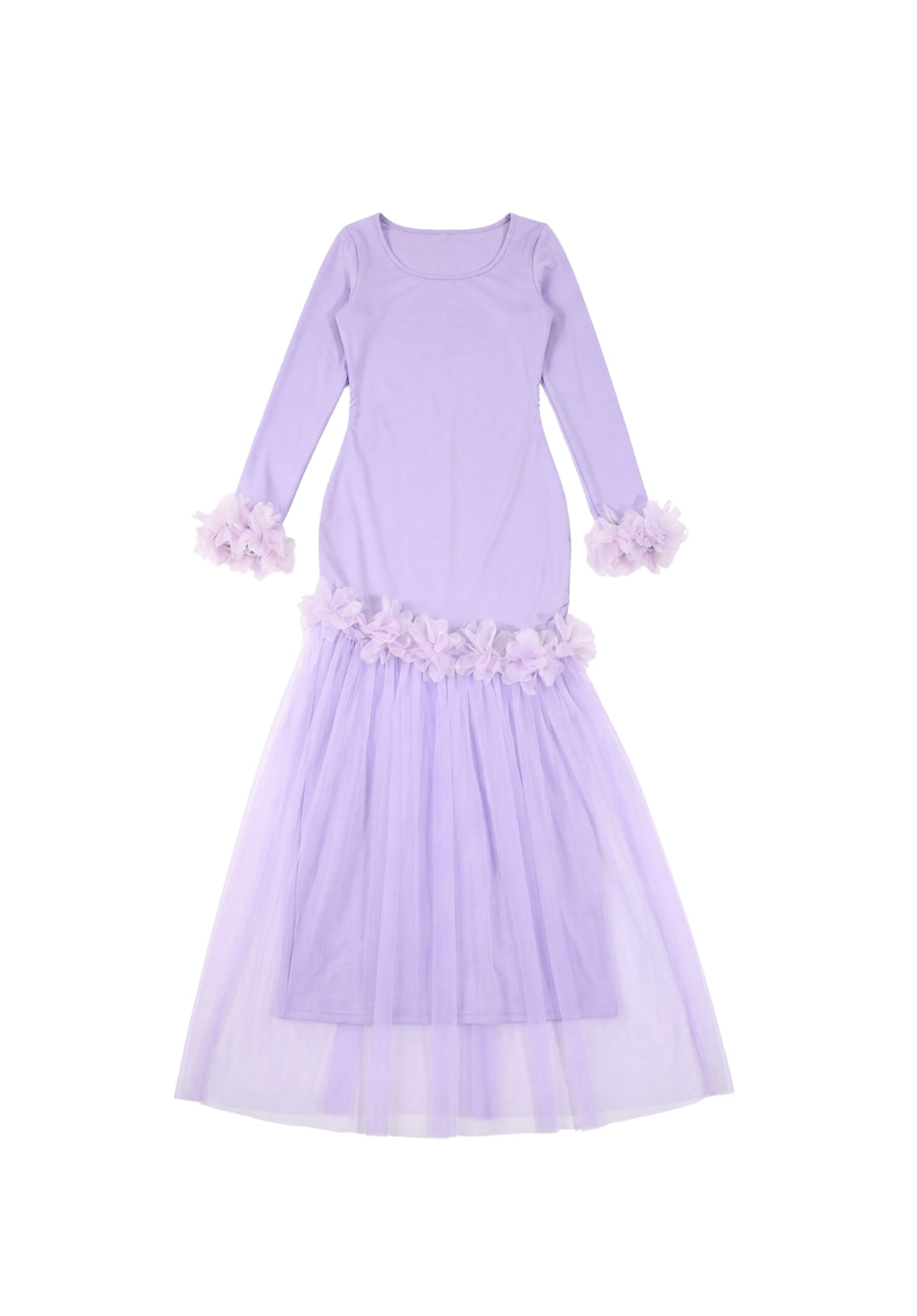 Floral Tulle Maxi Dress