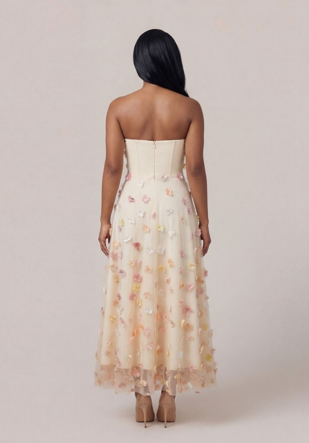 Floral Sculpting Dress