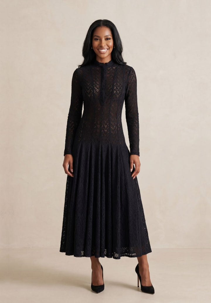 Geometric Crochet Dress