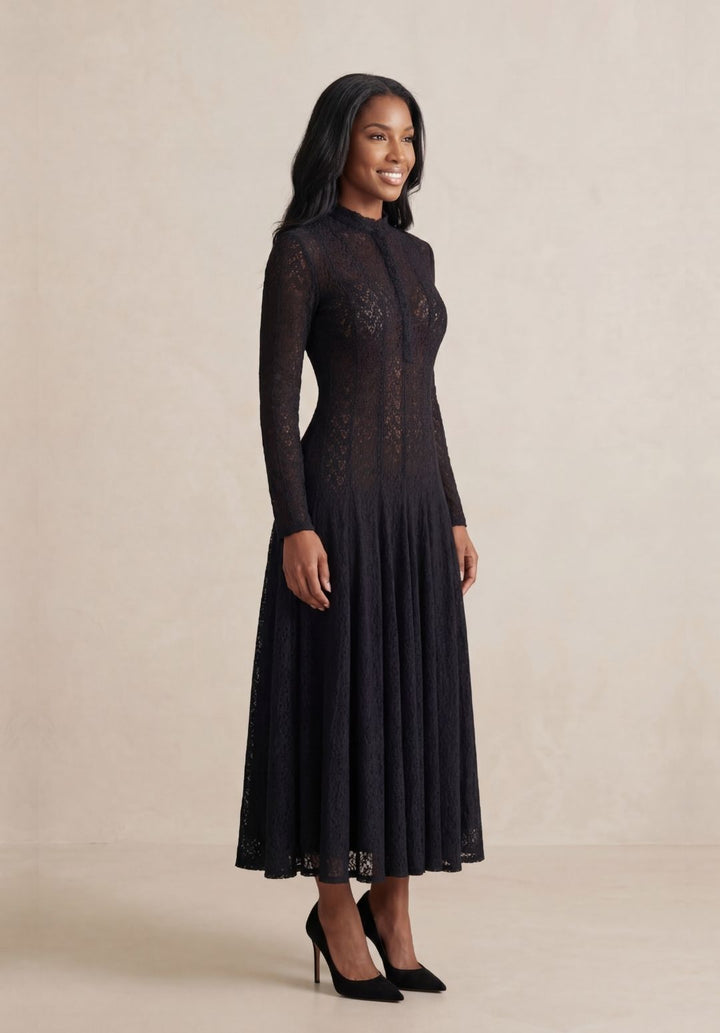 Geometric Crochet Dress