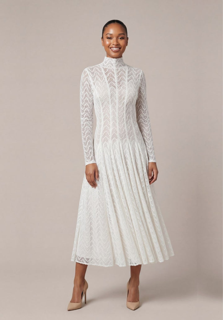 Geometric Crochet Dress