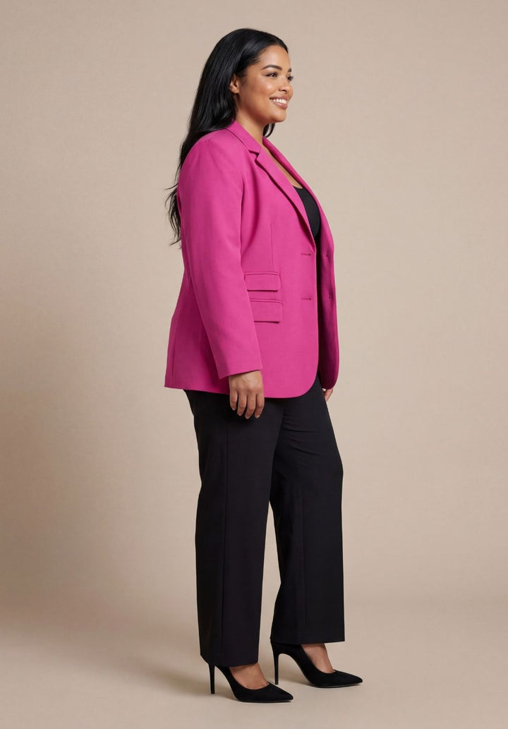 Metropolitan Pink Pocket Blazer