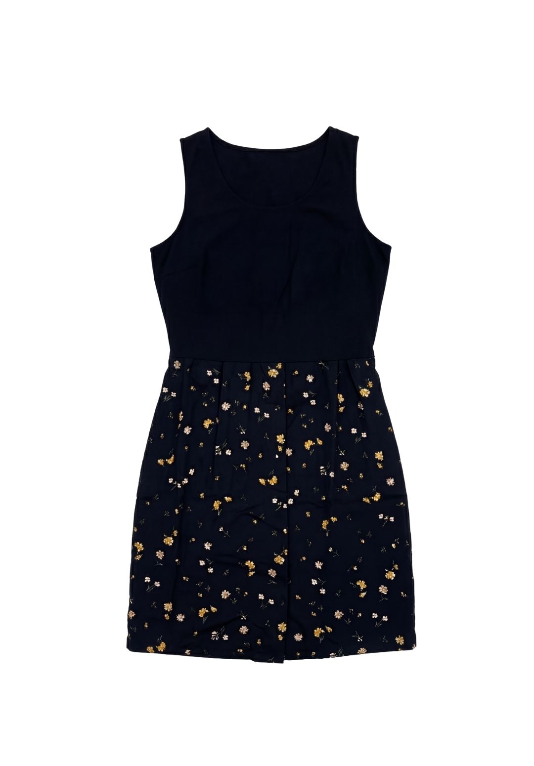 Mock Two-Piece Layering Dress