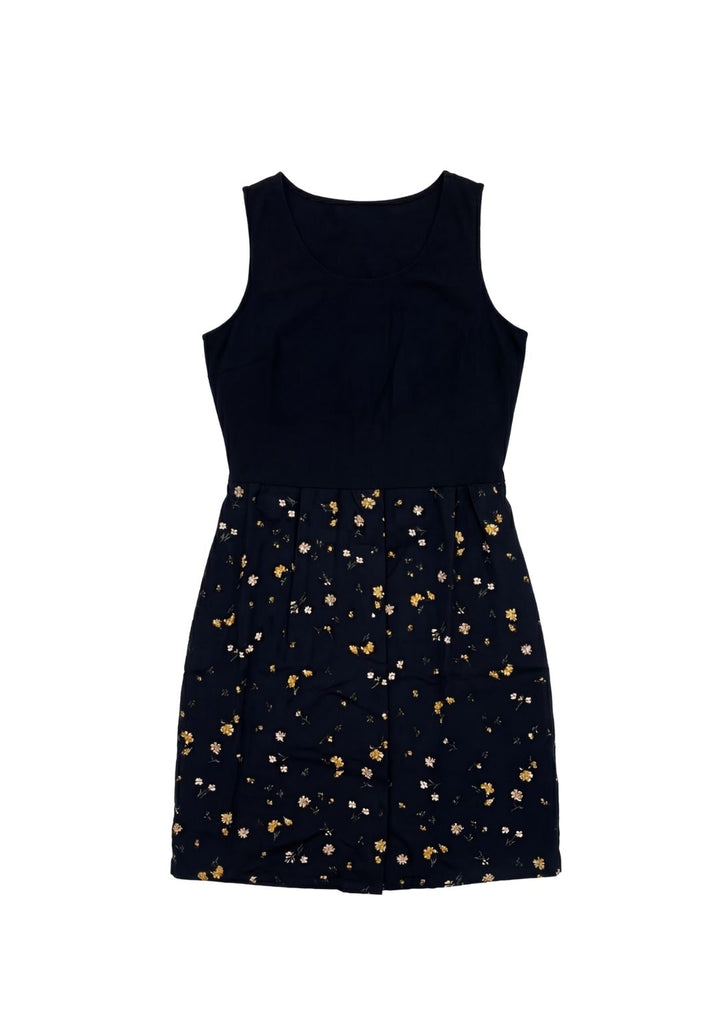 Mock Two-Piece Layering Dress