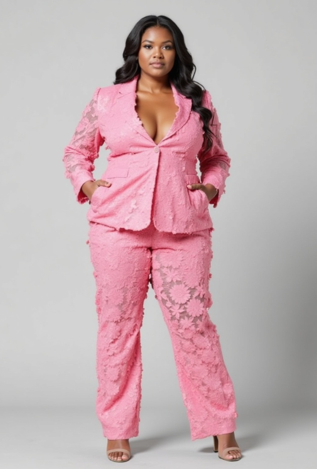 Pink Pantsuit