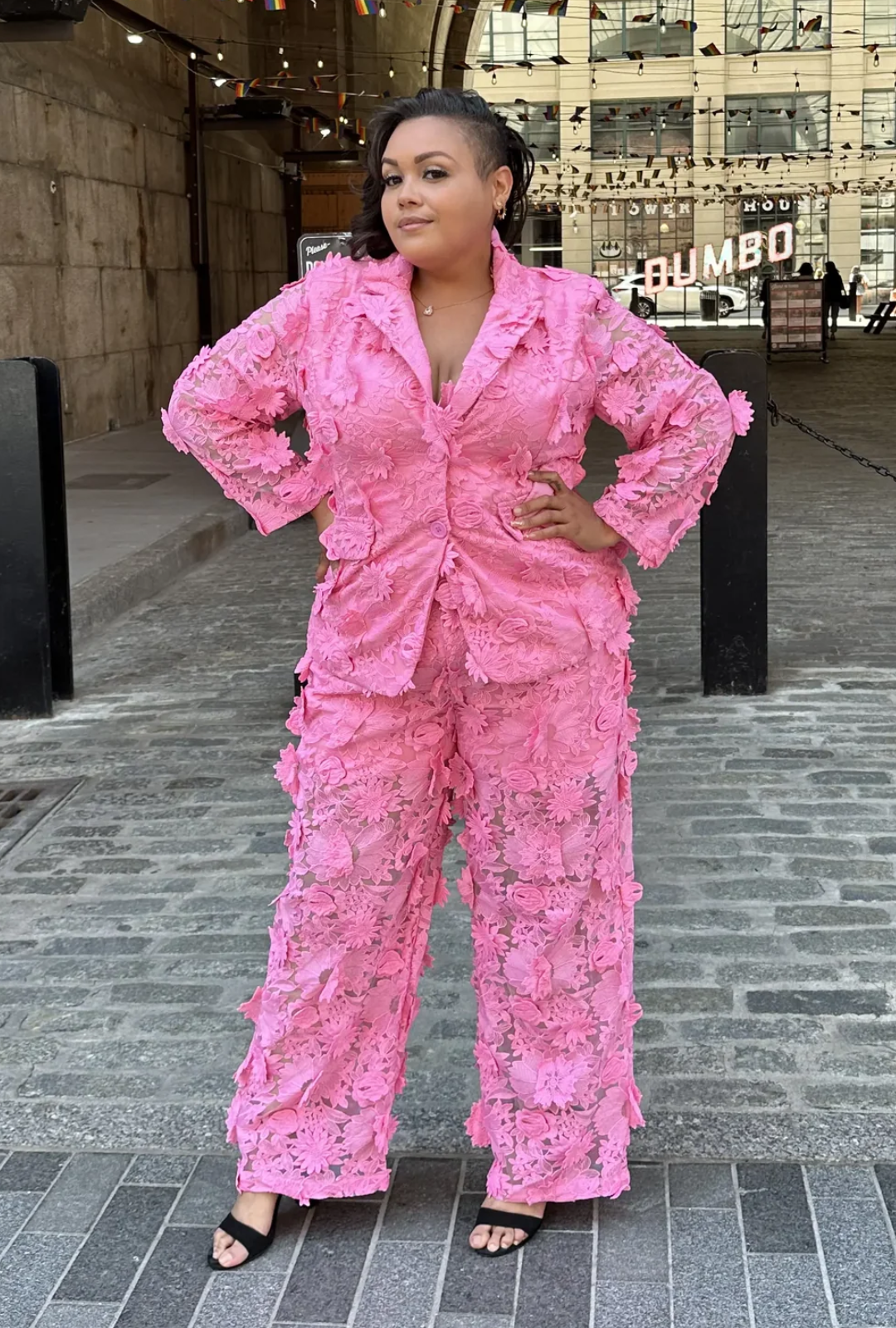 Pink Pantsuit