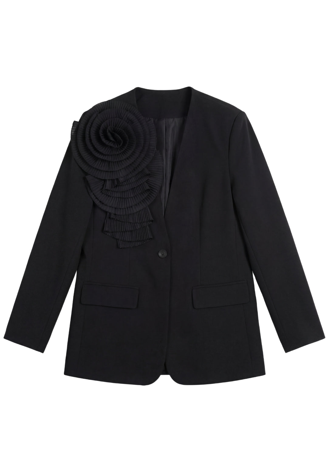 Rosette Statement Blazer