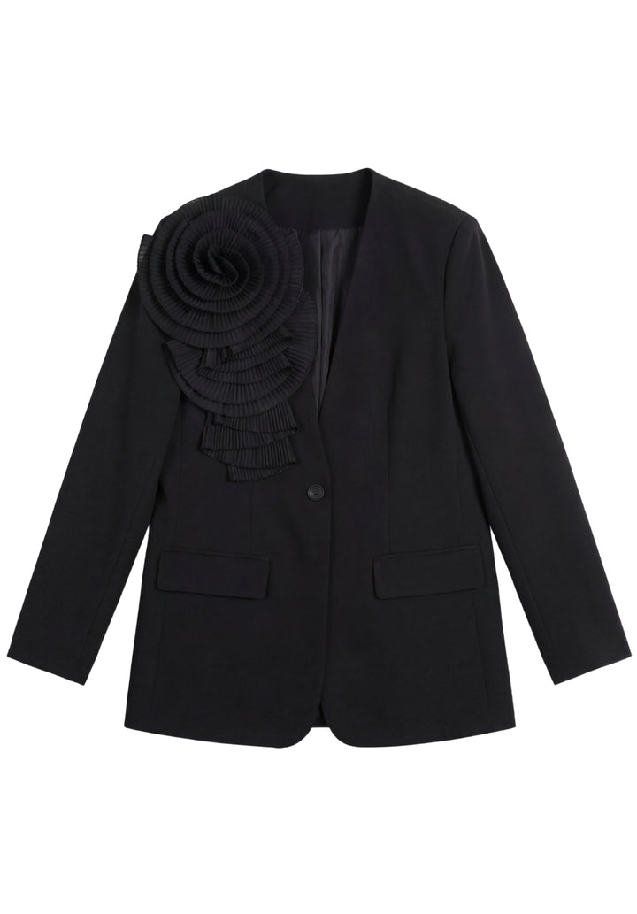 Rosette Statement Blazer