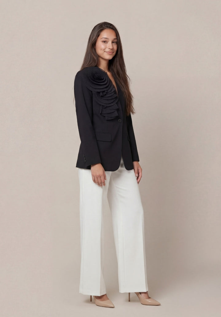 Rosette Statement Blazer