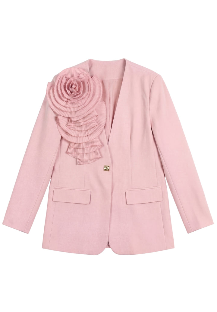 Rosette Statement Blazer