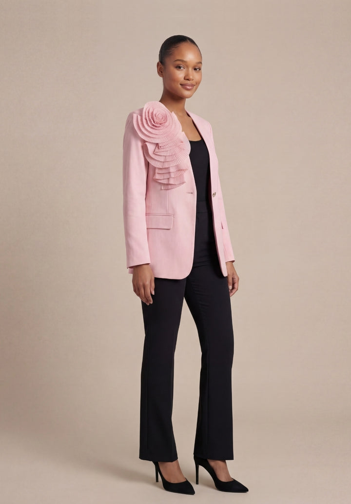Rosette Statement Blazer