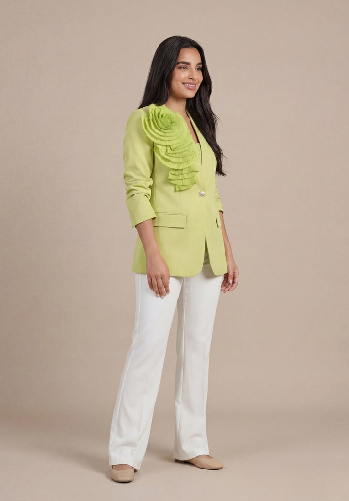 Rosette Statement Blazer