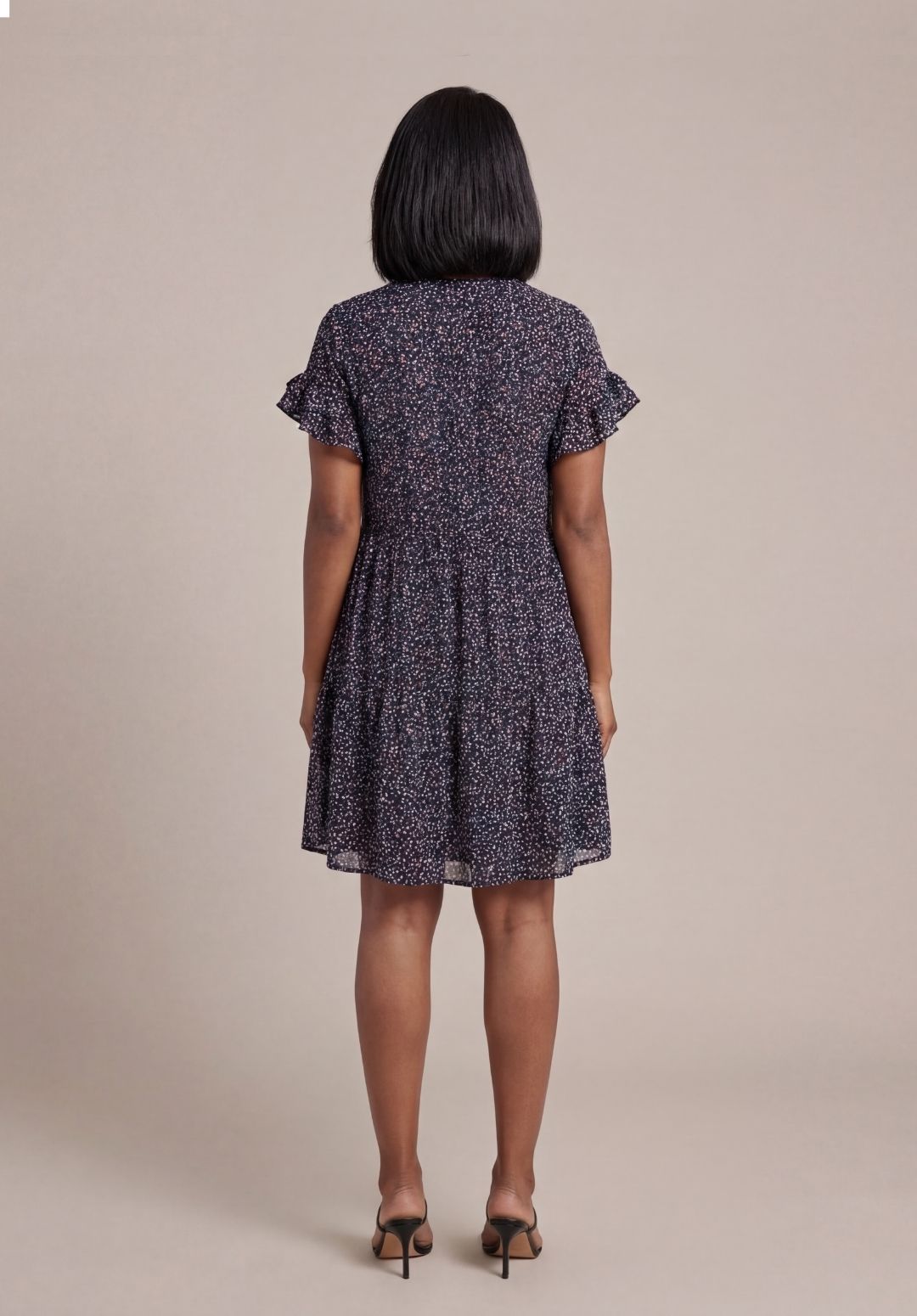 Ruffle Sleeve Sun Dress