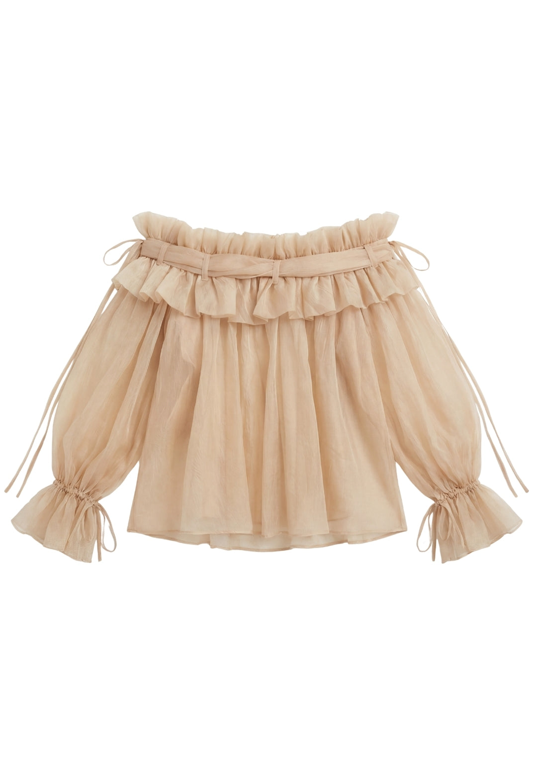 Sheer Flounce Top