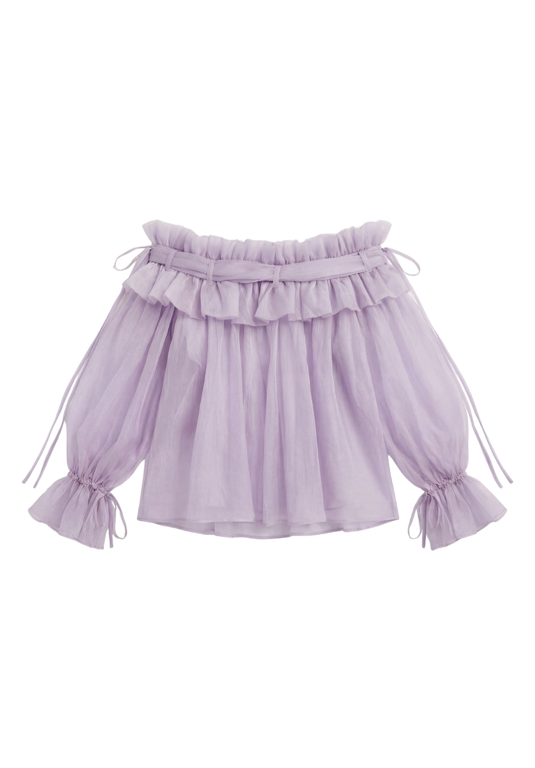 Sheer Flounce Top