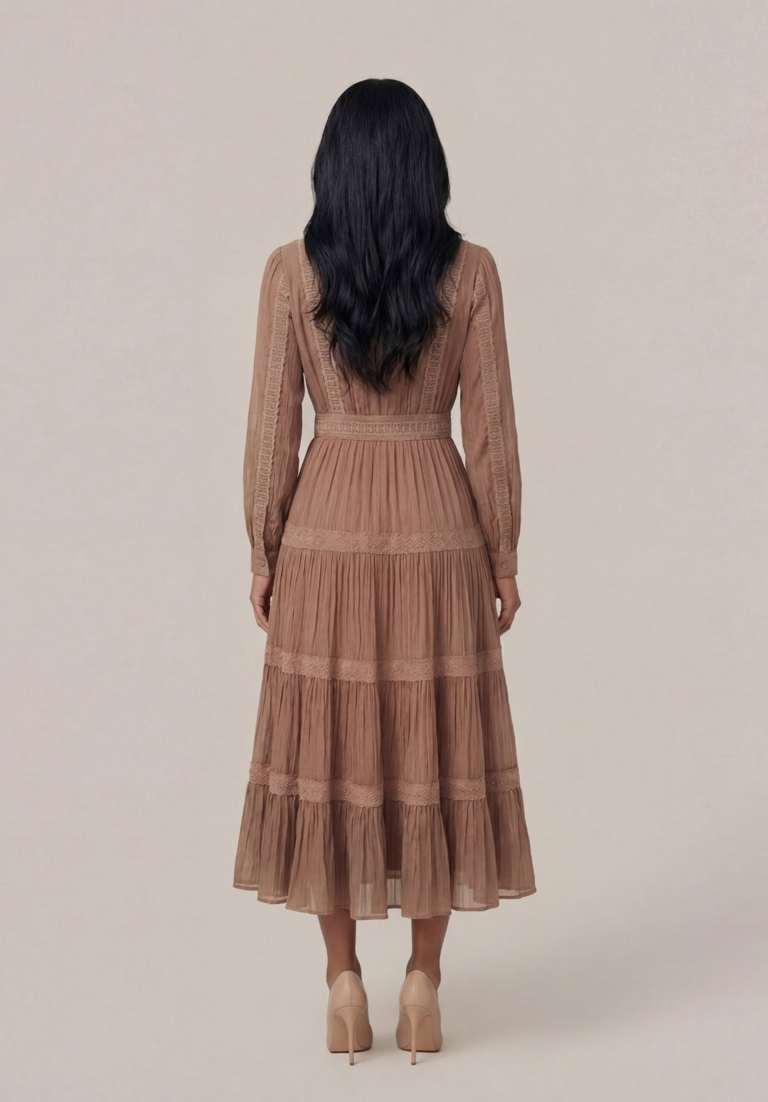 Sienna Tiered Midi Dress