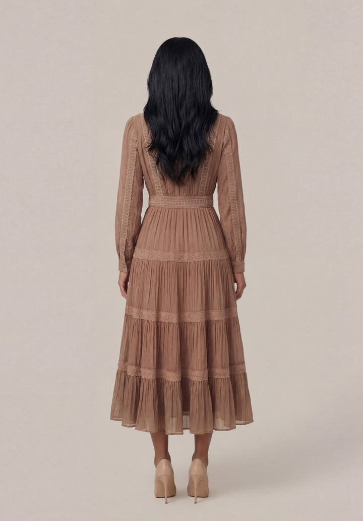 Sienna Tiered Midi Dress