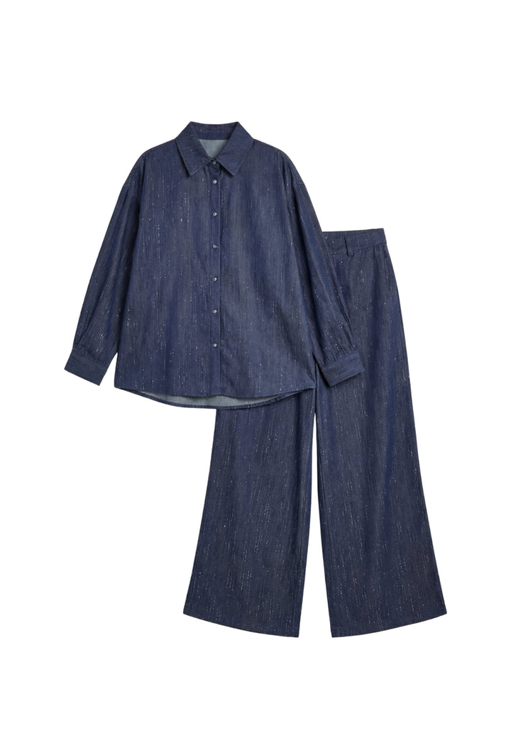 Tailored Chambray Set