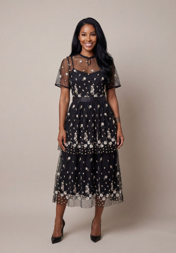 Tulle Blossom Dress