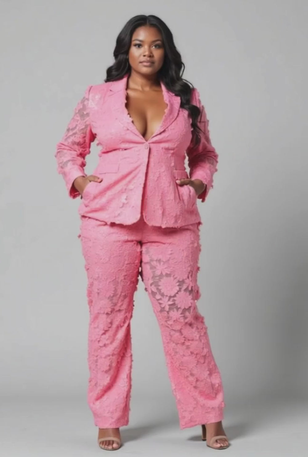 Pink Pantsuit